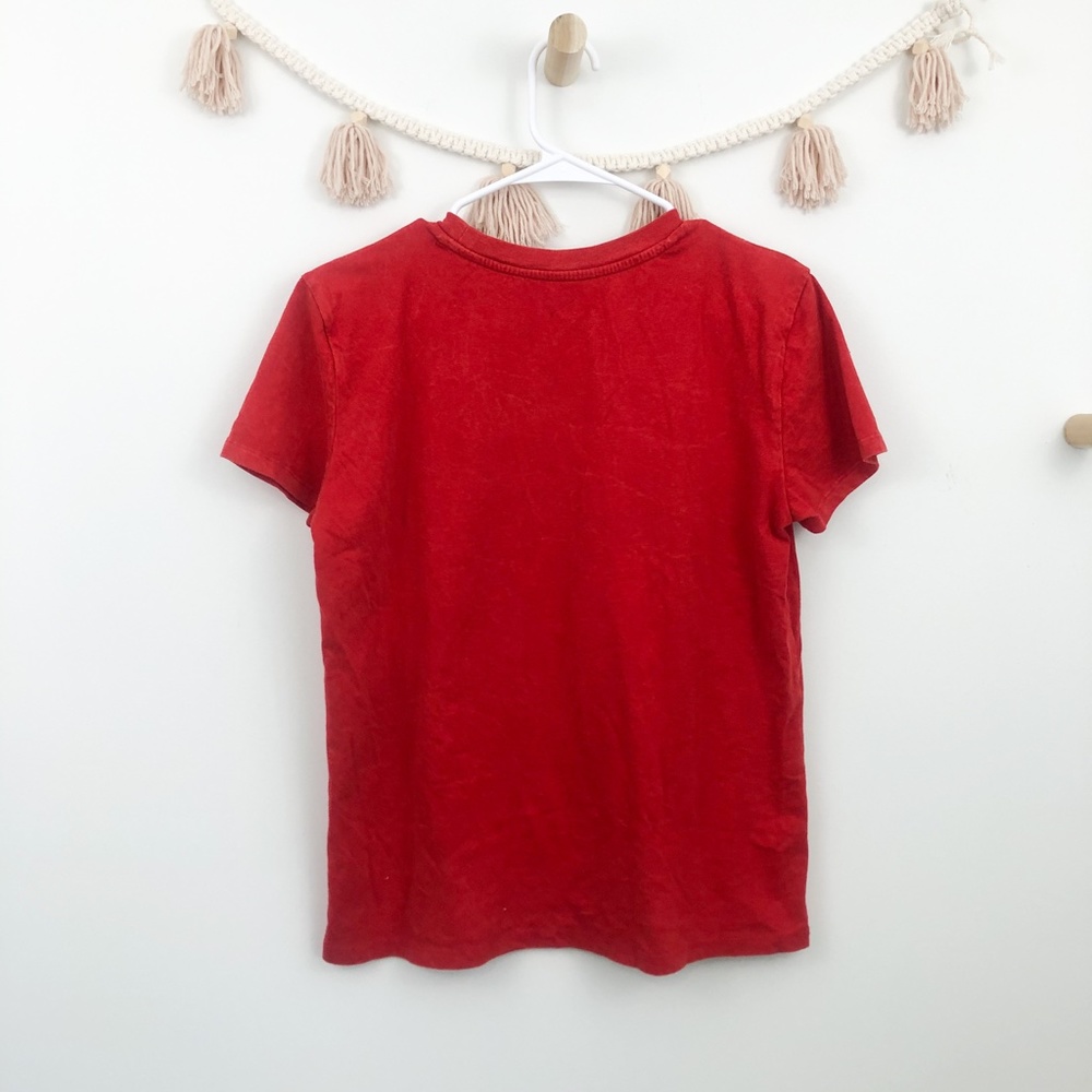 Mighty Fine Red NYC Graphic Tee Sz L - Picture 3 of 6